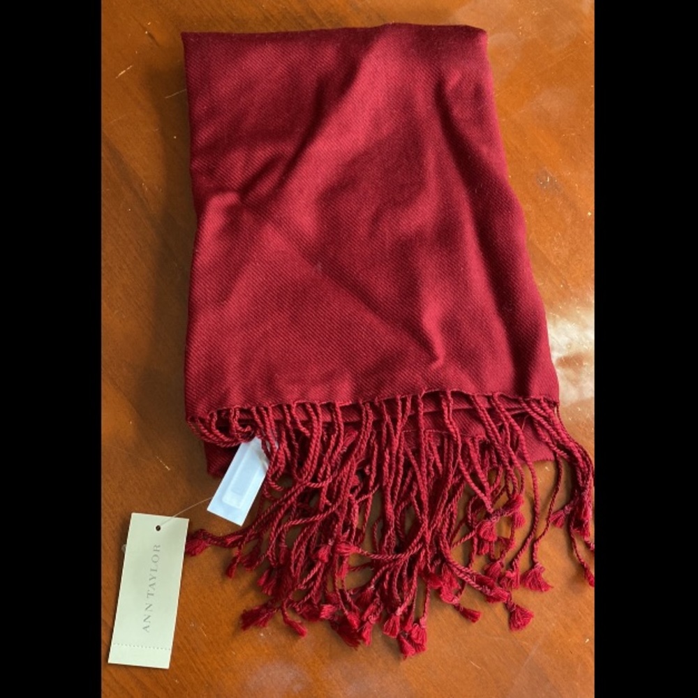 NWT Ann Taylor Scarf, wool, silk, and cashmere